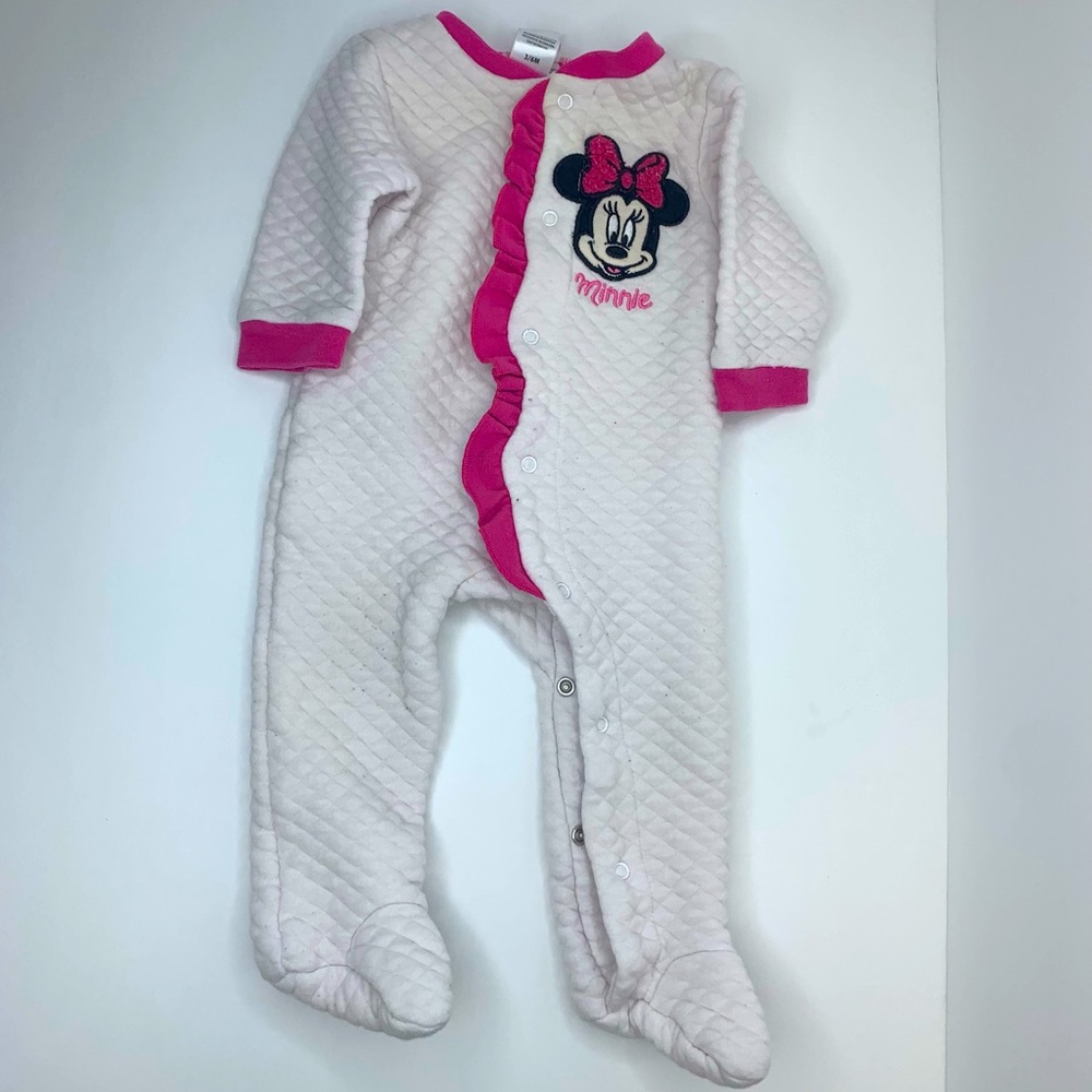 🧸3 for $19🧸 Disney baby coverall size 3-6 months pink/white
